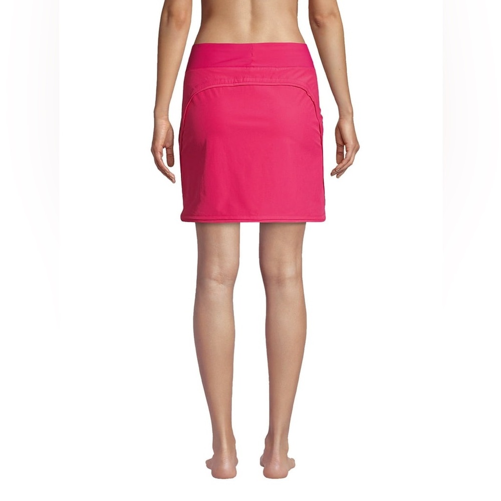 Women’s Lands' End Fuchsia Quick Dry Active Board Skort, Size 6 - Picture 2 of 13